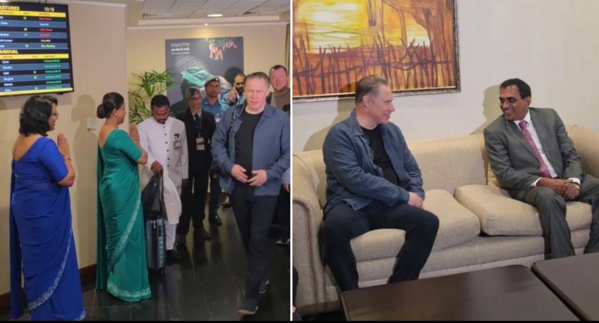 Health Minister of Russia Arrives in Sri Lanka